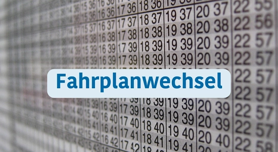 Fahrplanwechsel